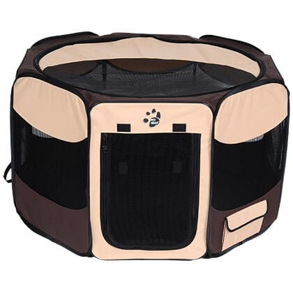 Pet Gear Travel Lite Indoor Soft-Sided Pet Pen with Removable Top Sahara 36" product detail number 1.0
