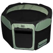 Pet Gear Travel Lite Indoor Soft-Sided Pet Pen with Removable Top Sage 46"