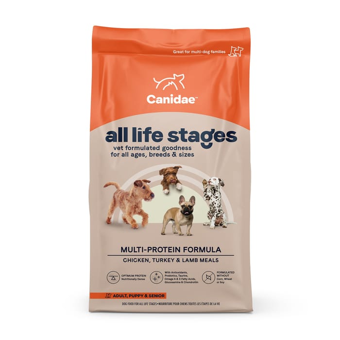 Canidae All Life Stages Multi-Protein Chicken, Turkey, & Lamb Meals Formula Dry Dog Food 15 lb Bag product detail number 1.0