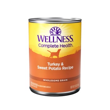 Wellness Complete Health Natural Canned Turkey & Sweet Potato Wet Dog Food - 12.5 oz Cans - Case of 12-product-tile