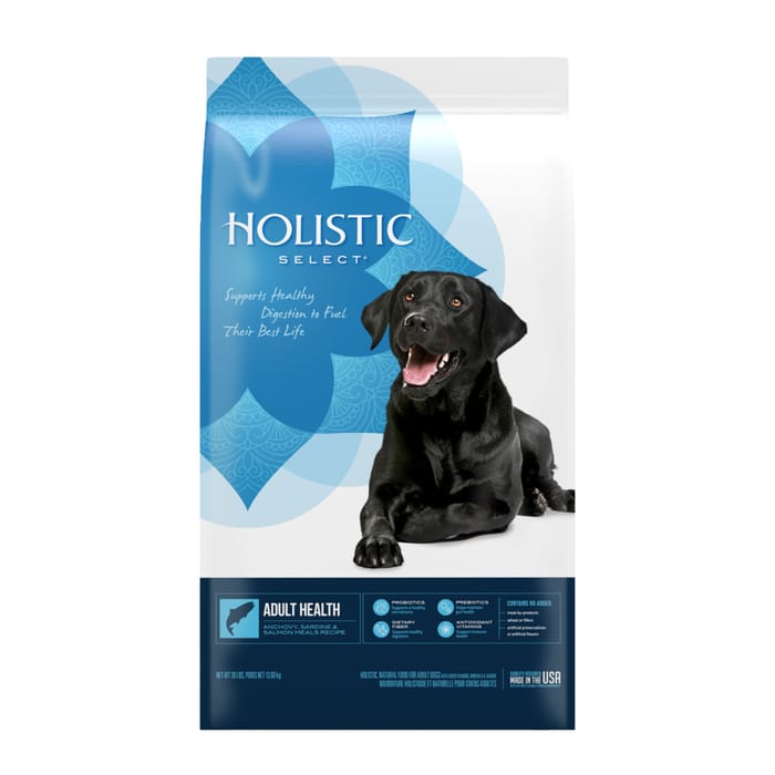 Holistic Select Natural Adult Health Anchovy, Sardine & Salmon Meal Dry Dog Food - 30 lb Bag product detail number 1.0