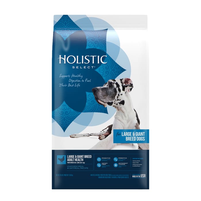 Holistic Select Large & Giant Breed Adult Health Chicken Meal & Oatmeal Dry Dog Food - 30 lb Bag product detail number 1.0