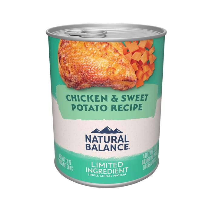 Natural Balance L.I.D. Limited Ingredient Diets Dog Food - Chicken & Sweet Potato Can 12 x 13 oz product detail number 1.0