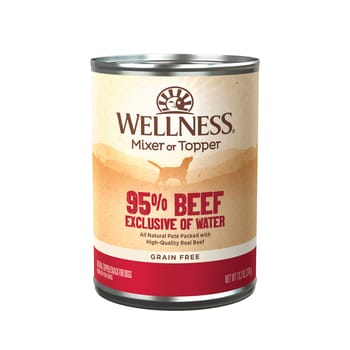 Wellness 95% Beef Natural Grain Free Canned Wet Dog Food - 13.2 oz Cans - Case of 12-product-tile