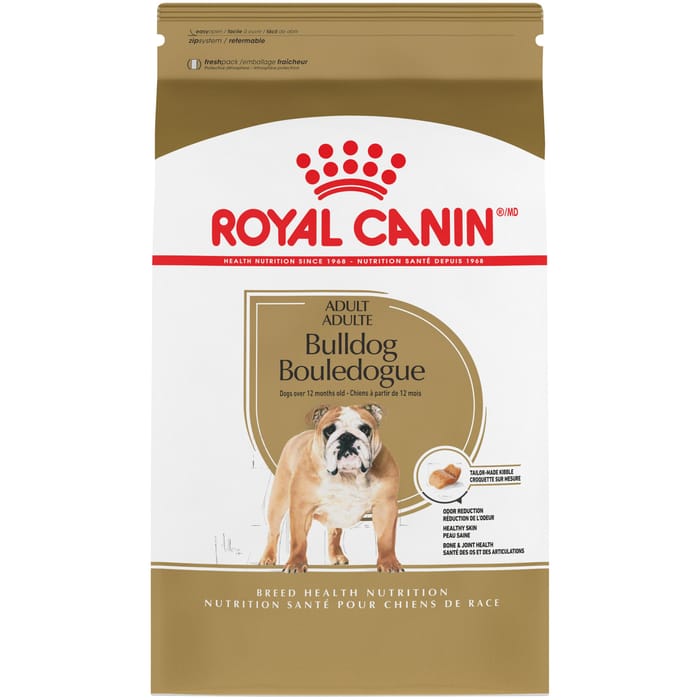Royal Canin Breed Health Nutrition Bulldog Adult Dry Dog Food - 30 lb Bag product detail number 1.0