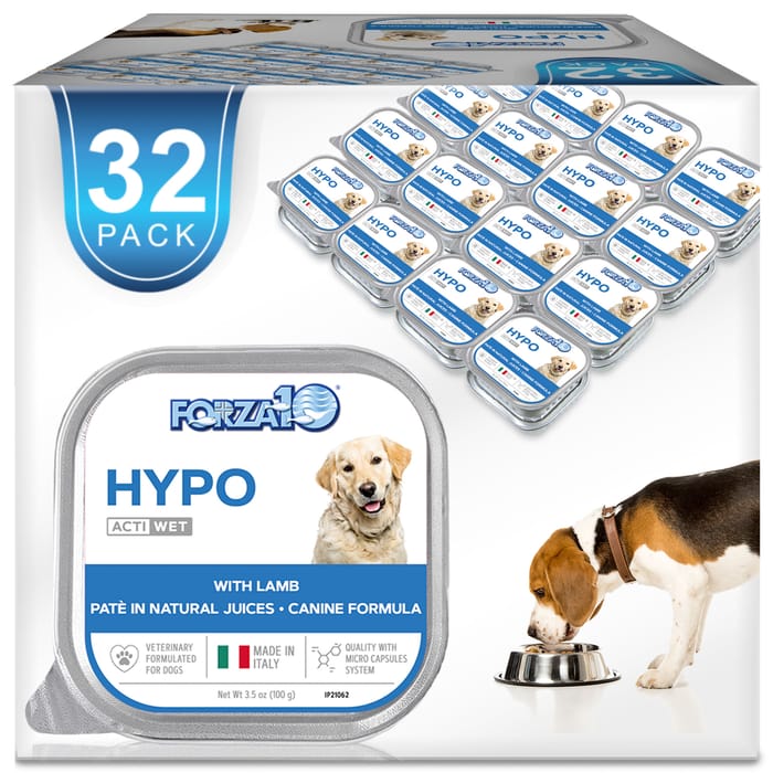 Forza10 Nutraceutic ActiWet Hypo Support Lamb Recipe Wet Dog Food 3.5 oz Trays - Case of 32 product detail number 1.0