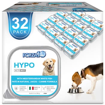 Forza10 Nutraceutic ActiWet Hypo Support Icelandic Fish Recipe Wet Dog Food 3.5 oz Trays - Case of 32-product-tile