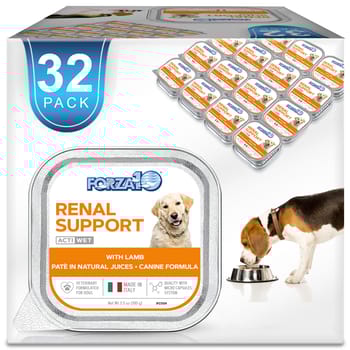 Forza10 Nutraceutic ActiWet Renal Support Lamb Recipe Wet Dog Food 3.5 oz Trays - Case of 32-product-tile