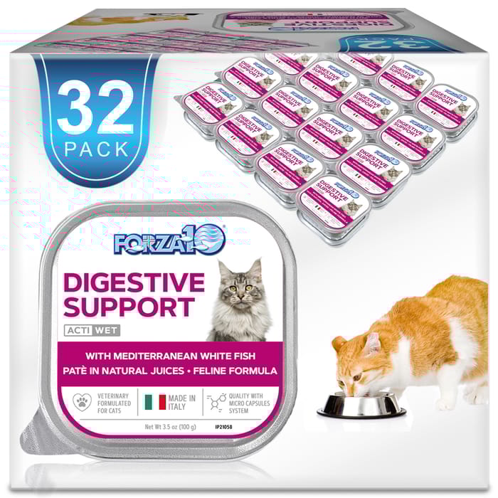 Forza10 Nutraceutic ActiWet Digestive Support Icelandic Fish Recipe Wet Cat Food 3.5 oz - Case of 32 product detail number 1.0