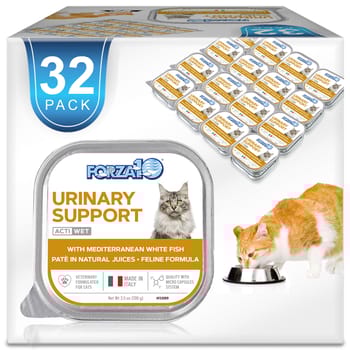 Forza10 Nutraceutic ActiWet Urinary Support Icelandic Fish Recipe Wet Cat Food 3.5 oz Trays - Case of 32-product-tile