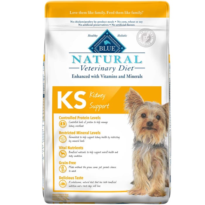 BLUE Natural Veterinary Diet KS Kidney Support Dry Dog Food 22 lbs product detail number 1.0