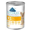 BLUE Natural Veterinary Diet KS Kidney Support Canned Dog Food 12.5 oz - Case of 12