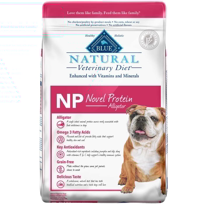 BLUE Natural Veterinary Diet NP Novel Protein-Alligator Grain-Free Dry Dog Food 22 lbs product detail number 1.0