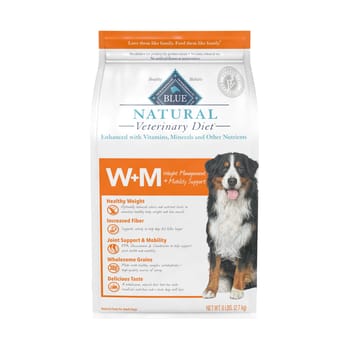 BLUE Natural Veterinary Diet W+M Weight Management + Mobility Support Dry Dog Food 6 lbs-product-tile