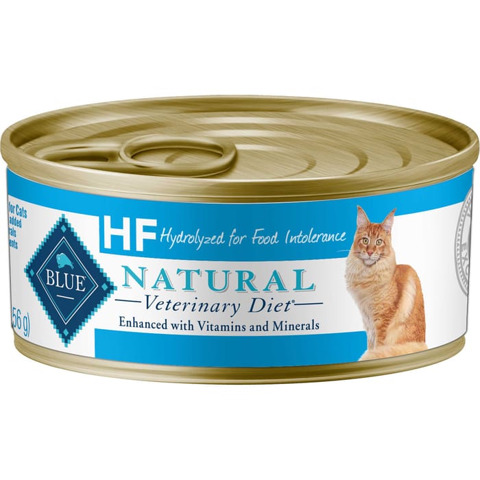 BLUE Natural Veterinary Diet HF Hydrolyzed for Food Intolerance Grain-Free Wet Cat Food 5.5 oz - Case of 24 product detail number 1.0