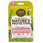 Earth Animal Nature's Protection Flea & Tick Herbal Spot-On for Cats Cats