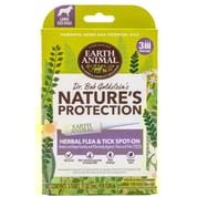 Earth Animal Nature's Protection Flea & Tick Herbal Spot-On for Dogs Large Dogs