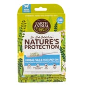 Earth Animal Nature's Protection Flea & Tick Herbal Spot-On for Dogs Medium Dogs