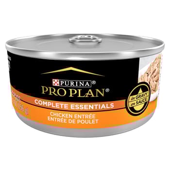 Purina Pro Plan Adult Complete Essentials Chicken Entree In Gravy Wet Cat Food 5.5 oz Cans (Case of 24)-product-tile