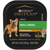 Purina Pro Plan Adult Small Breed Chicken Entree Pate Wet Dog Food