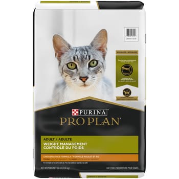 Purina Pro Plan Adult Weight Management Chicken & Rice Formula Dry Cat Food 16 lb Bag-product-tile