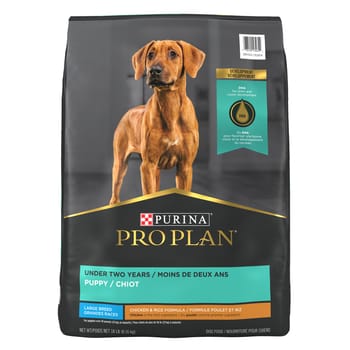 Purina Pro Plan Puppy Large Breed Chicken & Rice Formula Dry Dog Food 18 lb Bag-product-tile