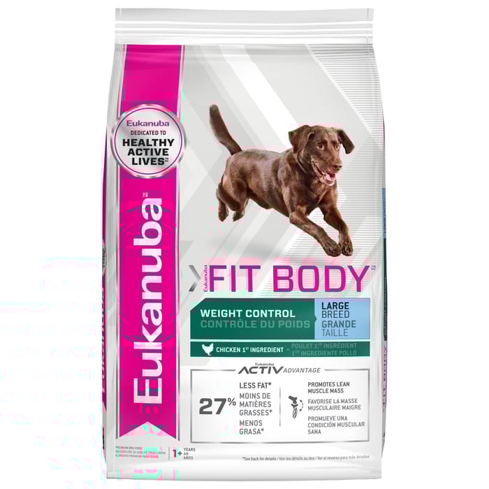 Eukanuba Fit Body Weight Control Large Breed Dry Dog Food 30 lb Bag product detail number 1.0