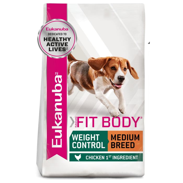 Eukanuba Fit Body Weight Control Medium Breed Dry Dog Food 28 lb Bag product detail number 1.0