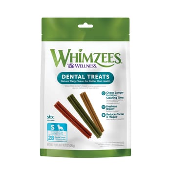 Whimzees by Wellness Stix Natural Grain Free Dental Chews for Dogs-product-tile