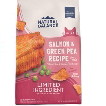 Natural Balance Limited Ingredient Grain Free Green Pea & Salmon Recipe Dry Cat Food 10 lb-product-tile