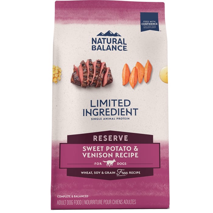 Natural Balance Limited Ingredient Reserve Grain Free Sweet Potato & Venison Recipe Dry Dog Food 22 lb product detail number 1.0