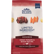 Natural Balance Limited Ingredient Reserve Grain Free Sweet Potato & Bison Recipe Dry Dog