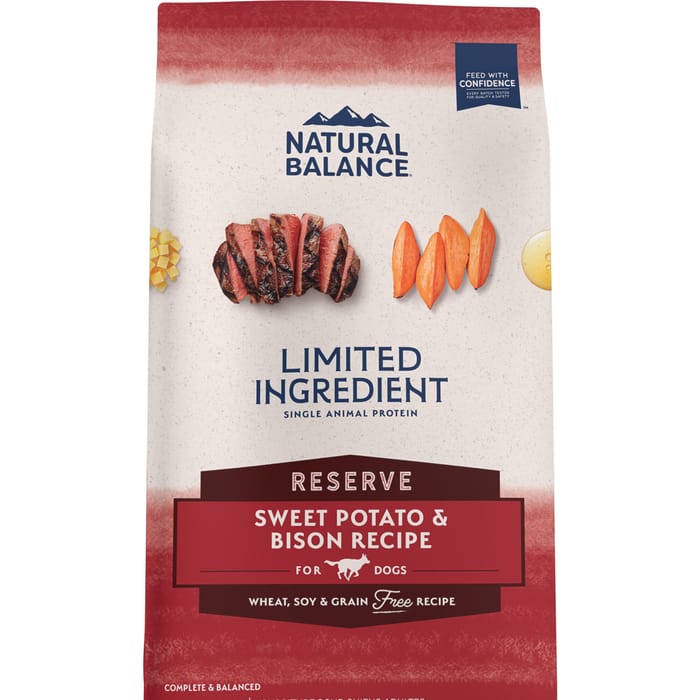 Natural Balance Limited Ingredient Reserve Grain Free Sweet Potato & Bison Recipe Dry Dog Food 12 lb product detail number 1.0