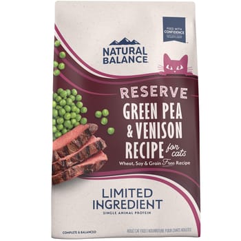 Natural Balance Reserve Limited Ingredient Grain Free Green Pea & Venison Dry Cat Food 4 lb-product-tile