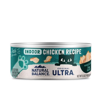 Natural Balance Original Ultra Indoor Chicken Recipe Wet Cat Food 5.5 oz, 24 ct-product-tile