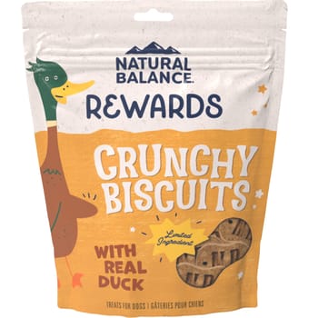 Natural Balance Crunchy Biscuits Potato & Duck Recipe Dog Treats 14 oz-product-tile