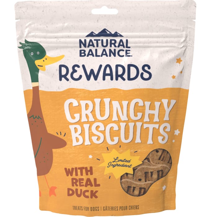 Natural Balance Crunchy Biscuits Potato & Duck Recipe Dog Treats 14 oz product detail number 1.0