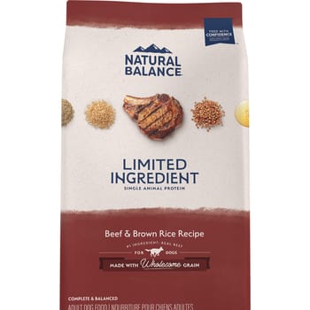 Natural Balance Limited Ingredient Beef & Brown Rice Recipe Dry Dog Food 4 lb-product-tile
