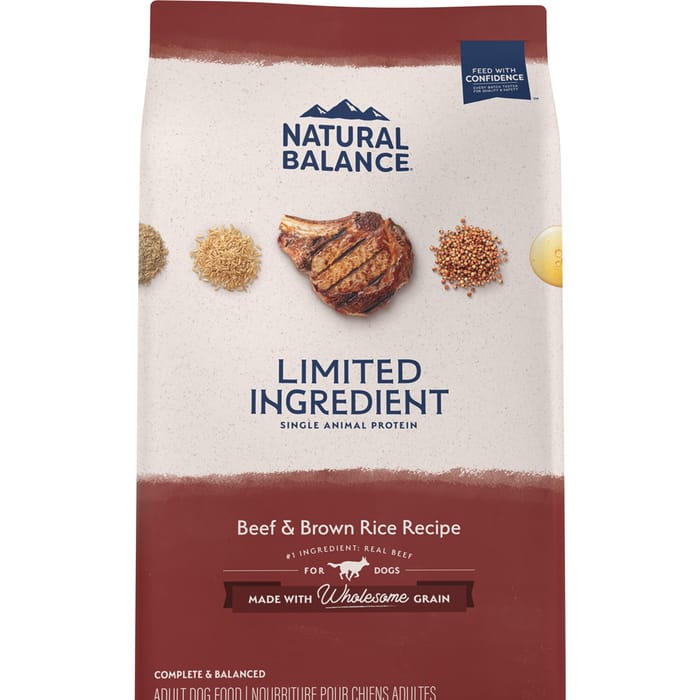 Natural Balance Limited Ingredient Beef & Brown Rice Recipe Dry Dog Food 4 lb product detail number 1.0