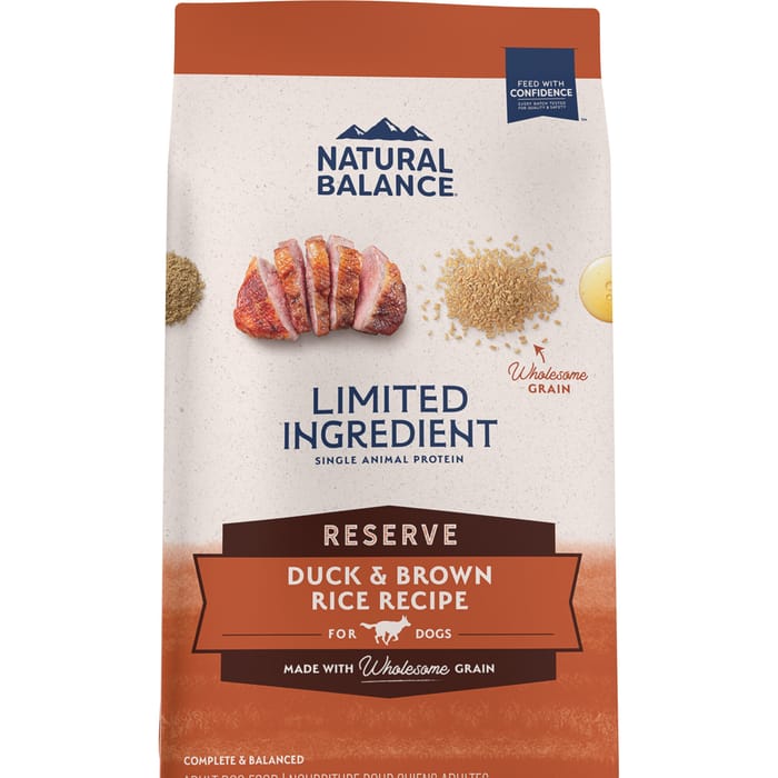 Natural Balance Limited Ingredient Reserve Duck & Brown Rice Recipe Dry Dog Food 12 lb product detail number 1.0