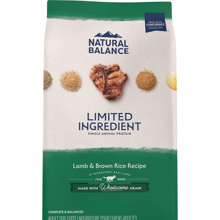 Natural Balance Limited Ingredient Lamb & Brown Rice Recipe Dry Dog Food 12 lb product detail number 1.0