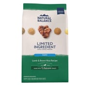 Natural Balance Limited Ingredient Lamb & Brown Rice Puppy Recipe Dry Dog Food 12 lb