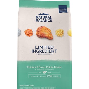 Natural Balance Limited Ingredient Grain Free Chicken & Sweet Potato Recipe Dry Dog Food 4 lb-product-tile