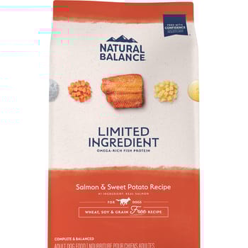 Natural Balance Limited Ingredient Grain Free Salmon & Sweet Potato Recipe Dry Dog Food 4 lb-product-tile