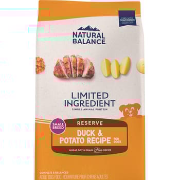 Natural Balance Limited Ingredient Reserve Grain Free Duck & Potato Small Breed Recipe Dry Dog Food 4 lb-product-tile
