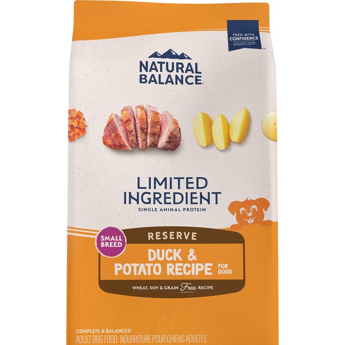 Natural Balance Limited Ingredient Reserve Grain Free Duck & Potato Small Breed Recipe Dry Dog Food 12 lb product detail number 1.0