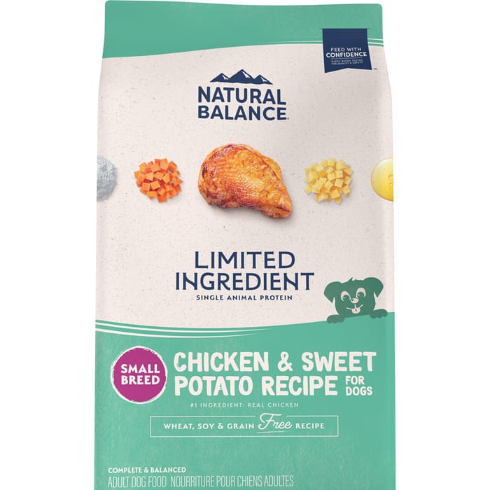 Natural Balance Limited Ingredient Grain Free Chicken & Sweet Potato Small Breed Recipe Dry Dog Food 12 lb product detail number 1.0