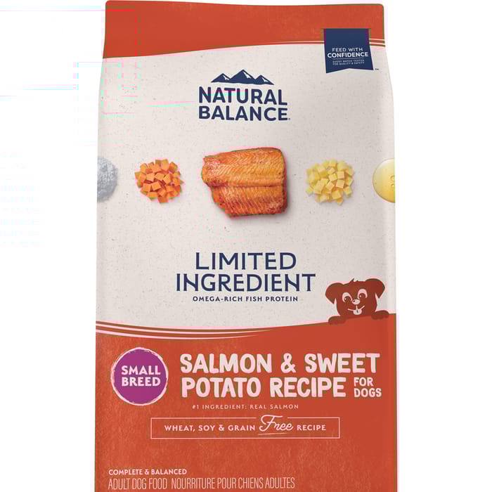 Natural Balance Limited Ingredient Grain Free Salmon & Sweet Potato Small Breed Recipe Dry Dog Food 4 lb product detail number 1.0