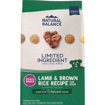 Natural Balance Limited Ingredient Lamb & Brown Rice Small Breed Recipe Dry Dog Food 12 lb-product-tile