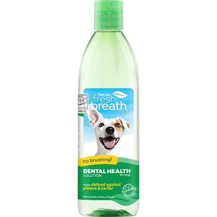 TropiClean Fresh Breath Oral Care Water Additive for Dogs 33.8 oz product detail number 1.0